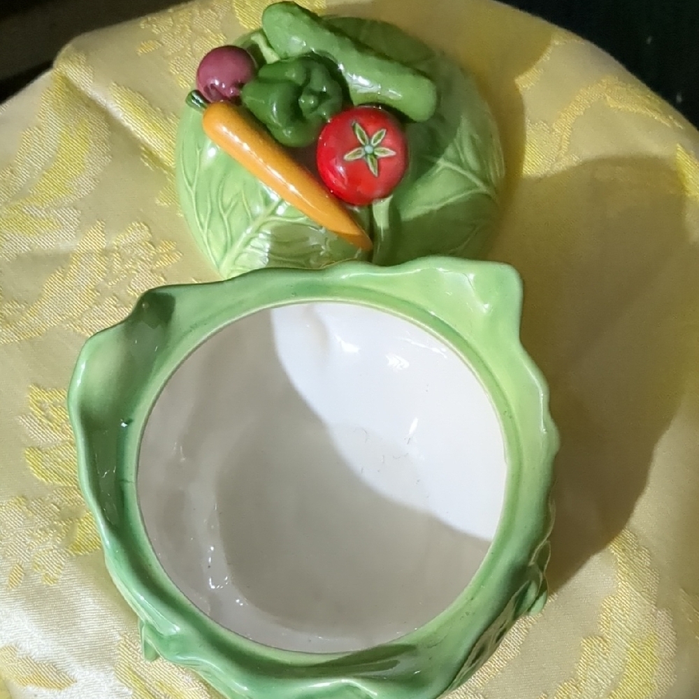 Vegetable-cabbage Ceramic Dish - Picture 2 of 3